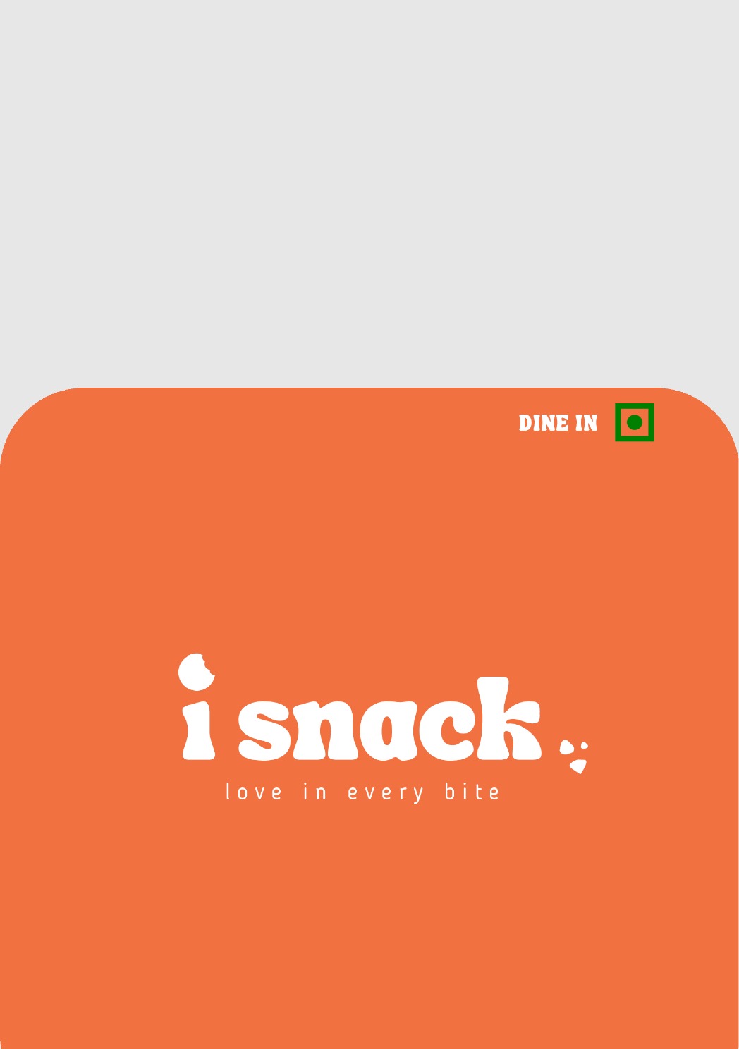 Dine-In Menu