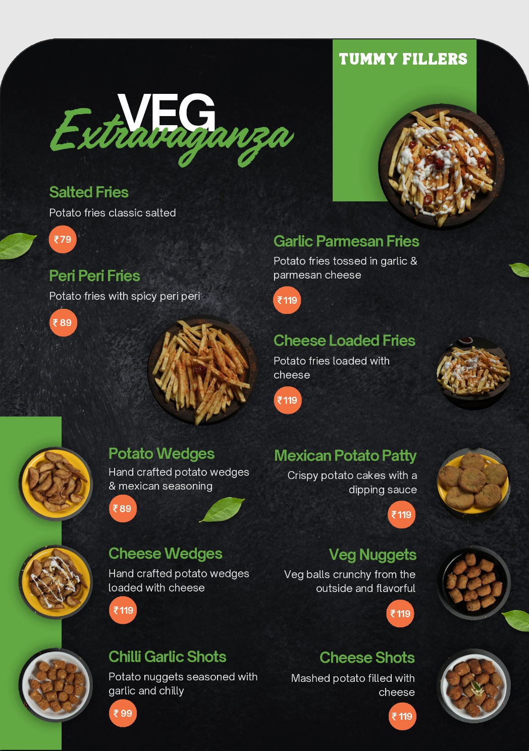 Take Away Menu